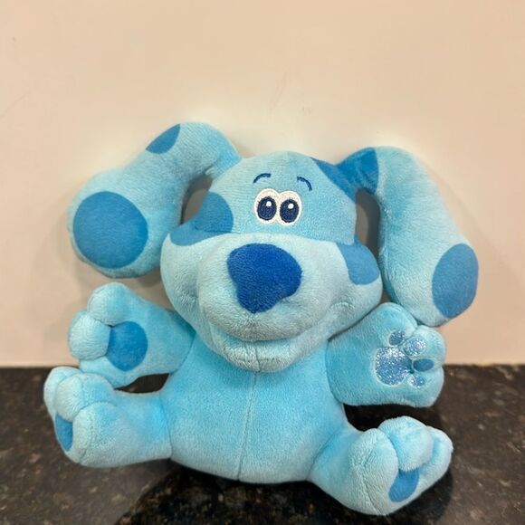 ~Blues Clues And You 6" BLUE Plush Stuffed 2022 Nickelodeon Viacom Dog~ - Picture 1 of 6